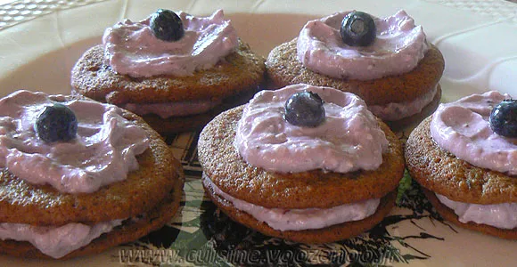 Whoopies myrtilles