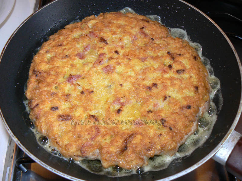 Brochette de tortilla de patatas au jambon cru etape4