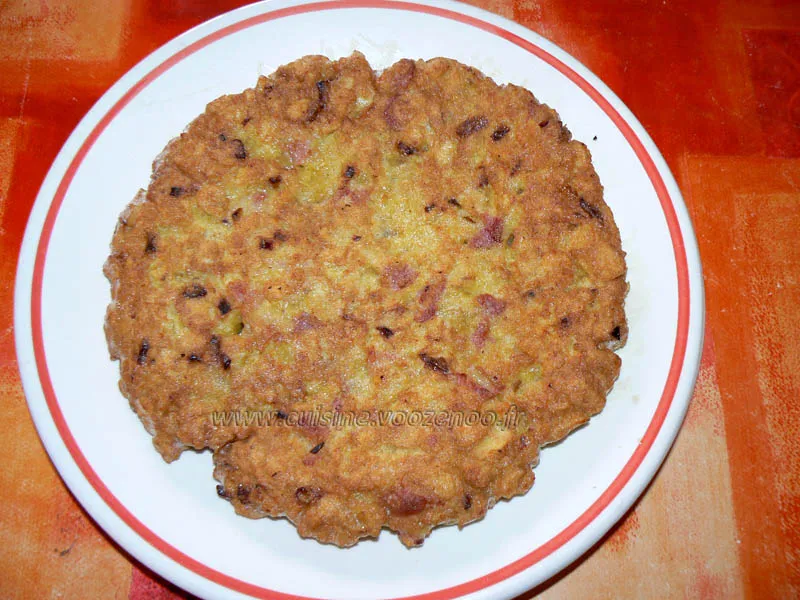 Brochette de tortilla de patatas au jambon cru fin Brochette de tortilla de patatas au jambon cru fin
