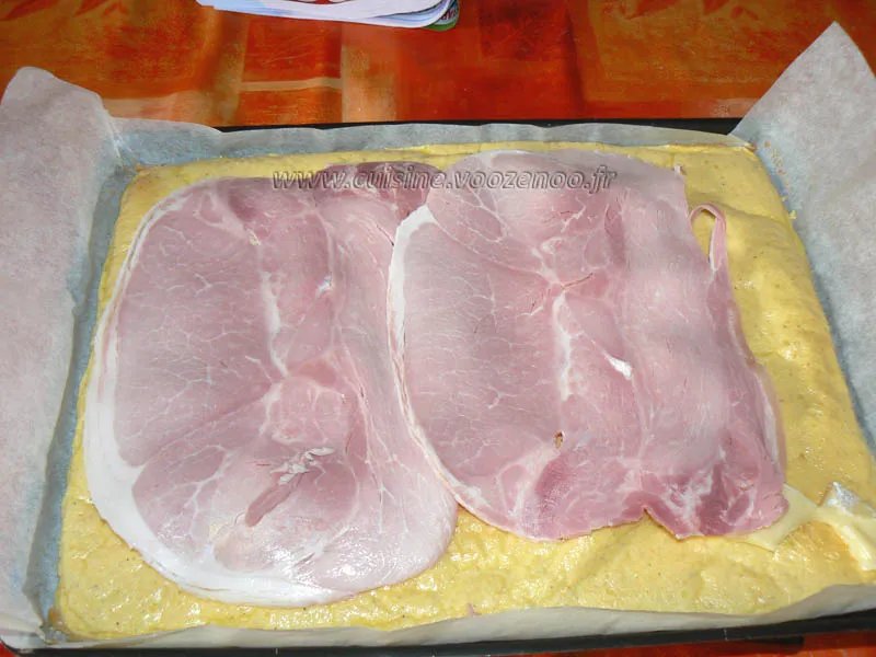 Omelette roulee au jambon et camembert etape6 Omelette roulee au jambon et camembert etape6