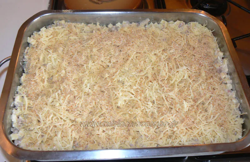 Gratin de crozet a la viande hachee etape4 Gratin de crozet a la viande hachee etape4
