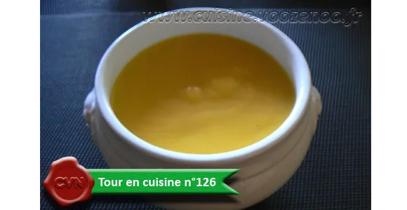 Velouté courgettes et carottes