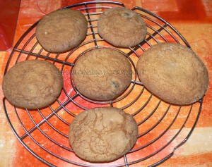 Cookies aux grains de cafe enrobes au chocolat etape5