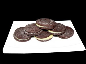 Biscuits façon oreo presentation
