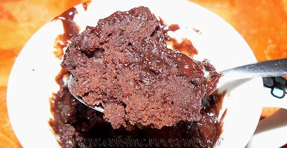 Coffee mug cake "Gâteau tasse au chocolat"