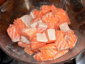 Crumble de saumon et courgettes etape3