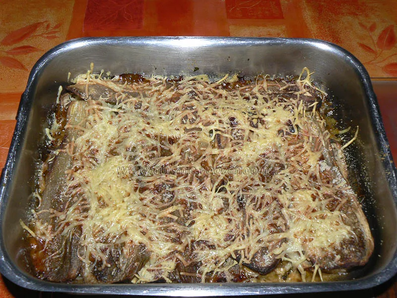 Gratin d'aubergines fin Gratin d'aubergines fin