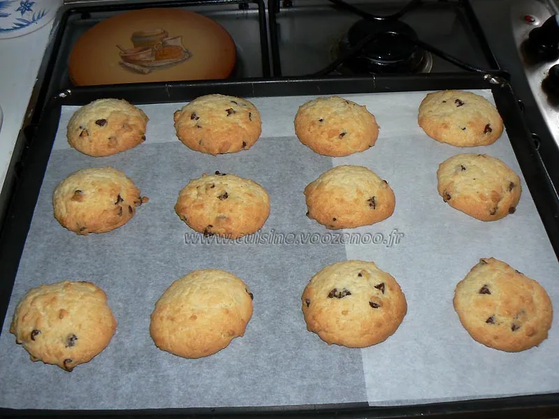 Cookies au chocolat et coco etape3 Cookies au chocolat et coco etape3