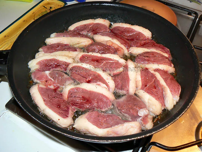 Magrets de canard au miel etape2 Magrets de canard au miel etape2