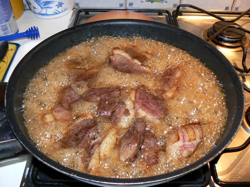 Magrets de canard au miel etape3 Magrets de canard au miel etape3