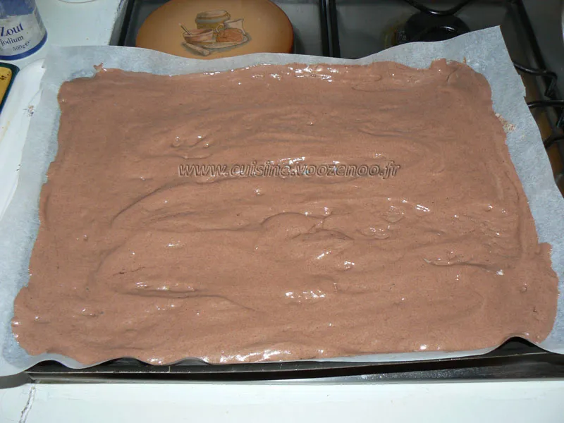 Bûche légère à la crème de marron etape2 Bûche légère à la crème de marron etape2