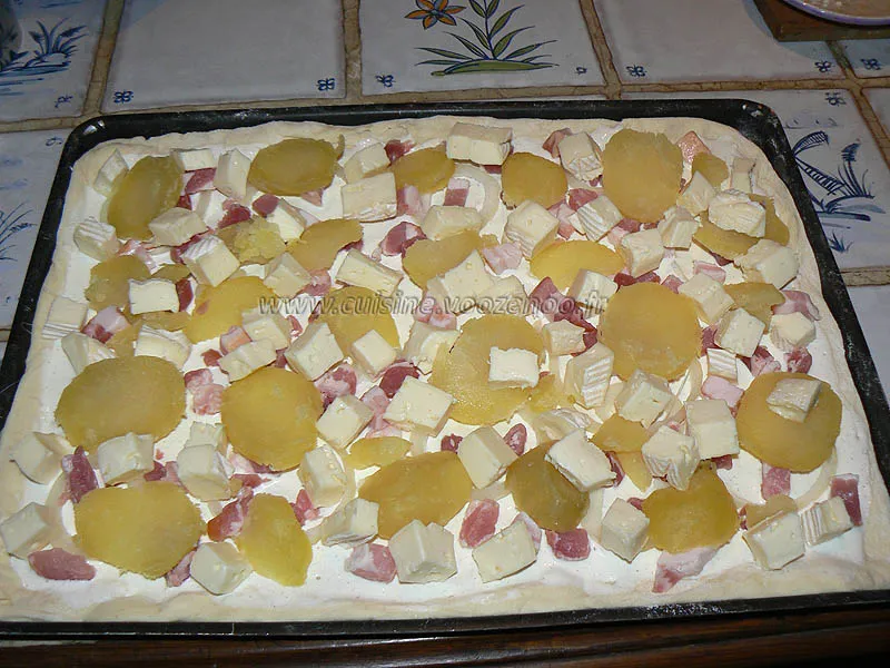 Pizza tartiflette etape2 Pizza tartiflette etape2