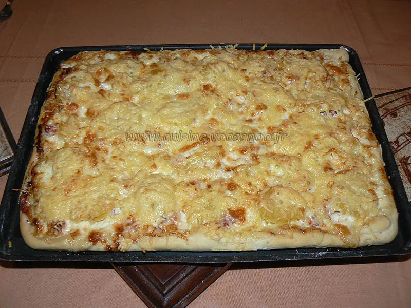 Pizza tartiflette fin Pizza tartiflette fin