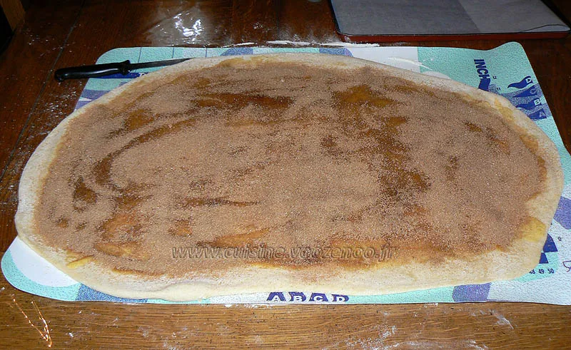 Cinnamon Rolls petits pains à la canelle etape4 Cinnamon Rolls petits pains à la canelle etape4