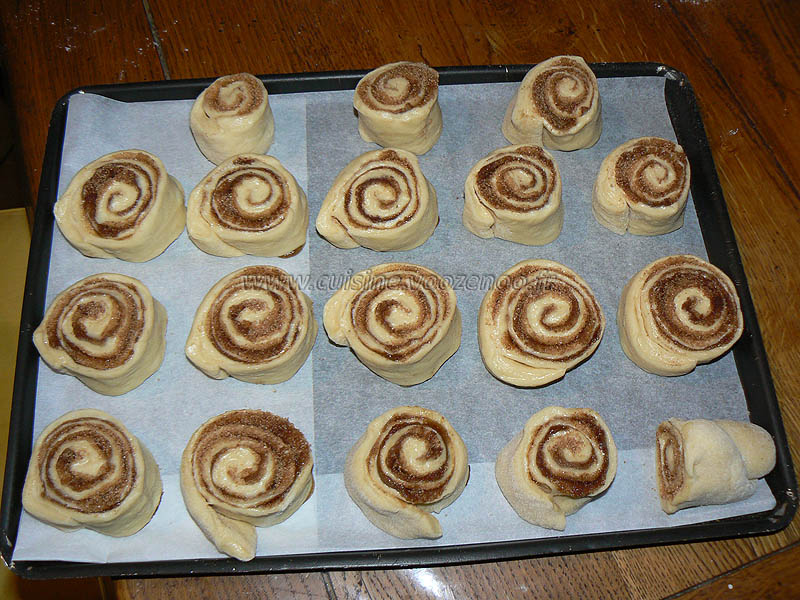 Cinnamon Rolls petits pains à la canelle etape6