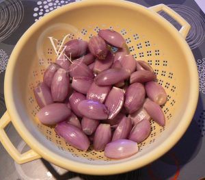 Tatin d'échalotes étape1