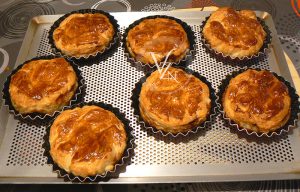 Tatin d'échalotes fin