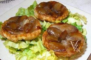 Tatin d'échalotes slider