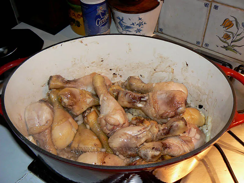 Pilons de poulet façon antillaise etape2 Pilons de poulet façon antillaise etape2