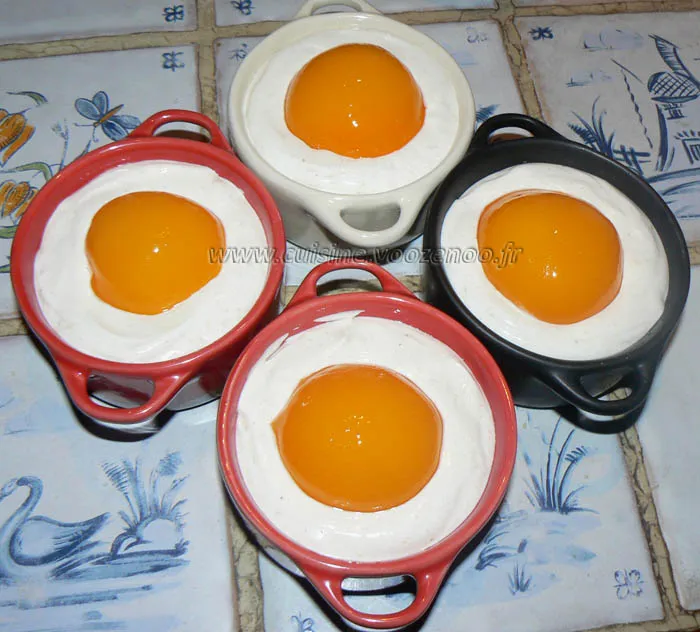 Oeufs au plat en trompe l'oeil fin Oeufs au plat en trompe l'oeil fin