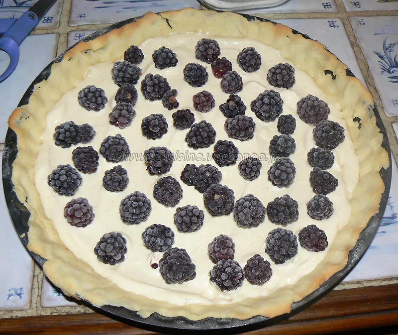 Tarte sablee aux mures et mascarpone etape1 Tarte sablee aux mures et mascarpone etape1