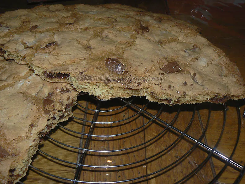 Cookie géant au toblerone fin2 Cookie géant au toblerone fin2