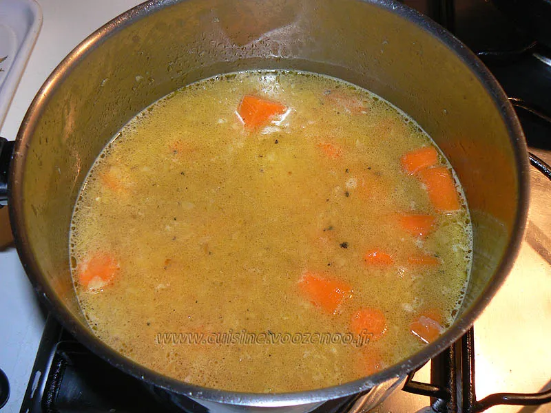 Veloute de carottes oriental etape2 Veloute de carottes oriental etape2