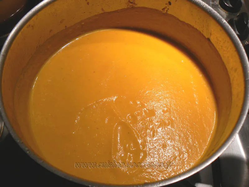 Veloute de carottes oriental fin Veloute de carottes oriental fin