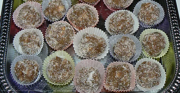 Bouchées noix et café