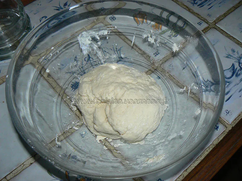 Naans jambon fromage etape1
