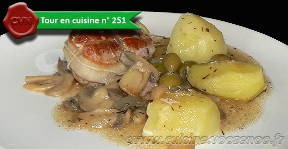 Paupiettes de veau aux olives