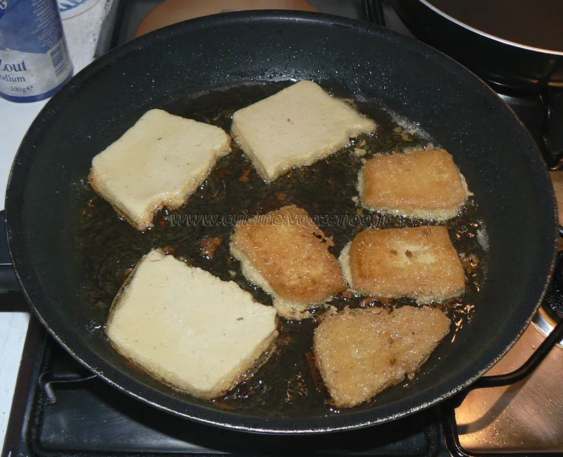 Panisse maison et tomates à la Provençale etape9