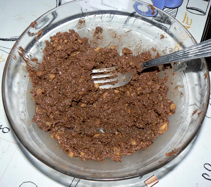 Cheesecake au nutella et mascarpone sans cuisson  etape1