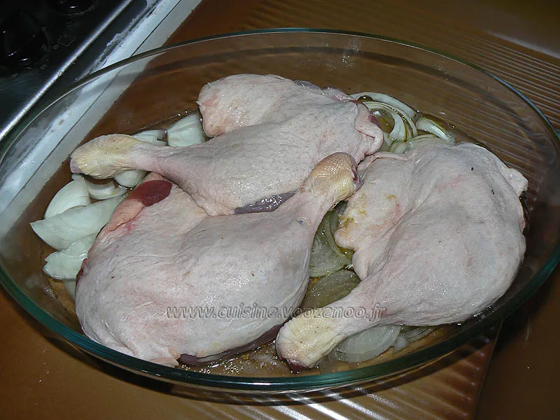 Cuisses de canard au four et ses pommes de terre fondantes etape1