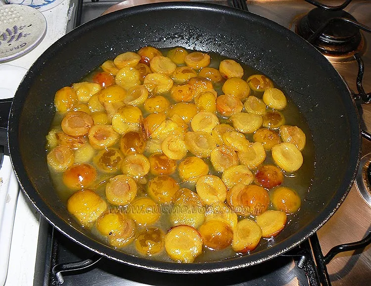 Mirliton aux mirabelles etape3