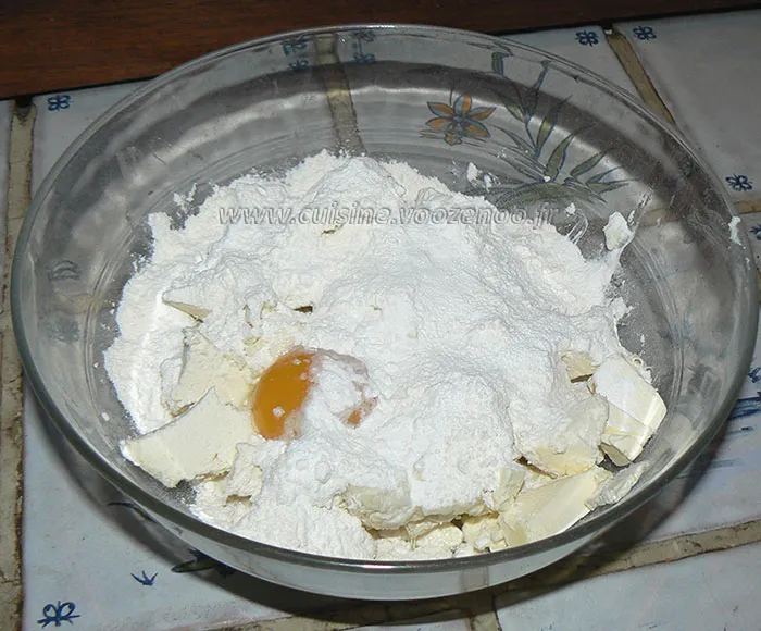 Galette salée au fromage de vache etape2
