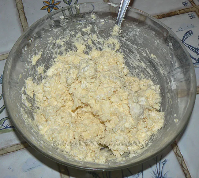 Galette salée au fromage de vache etape3