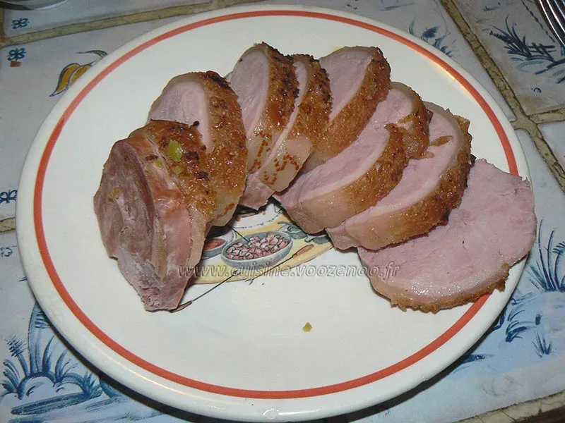 Soupe de pois cassés et jambonneau etape1