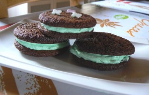 Biscuits double choco-menthe presentation