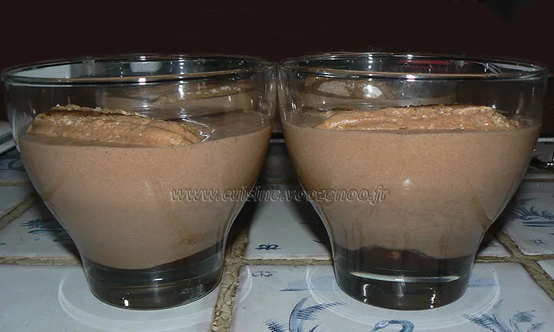 Tiramisu au nutella, chocolat, carambar façon liégeois fin