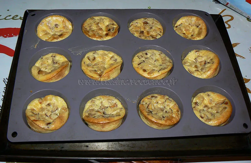 Petits flans aux cèpes fin