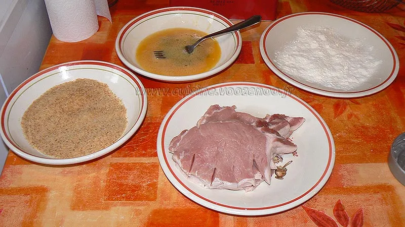 Porc pané Ton-Katsu etape1