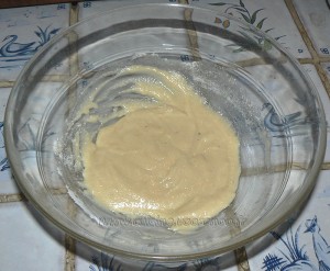 Macarons vanill et chocolat blanc etape2