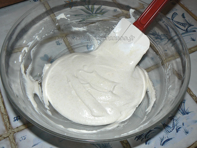 Macarons vanill et chocolat blanc etape3