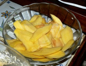 Galette des rois, mangue, noix de coco et citron vert etape1
