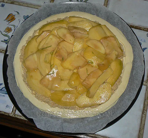 Galette des rois, mangue, noix de coco et citron vert etape4