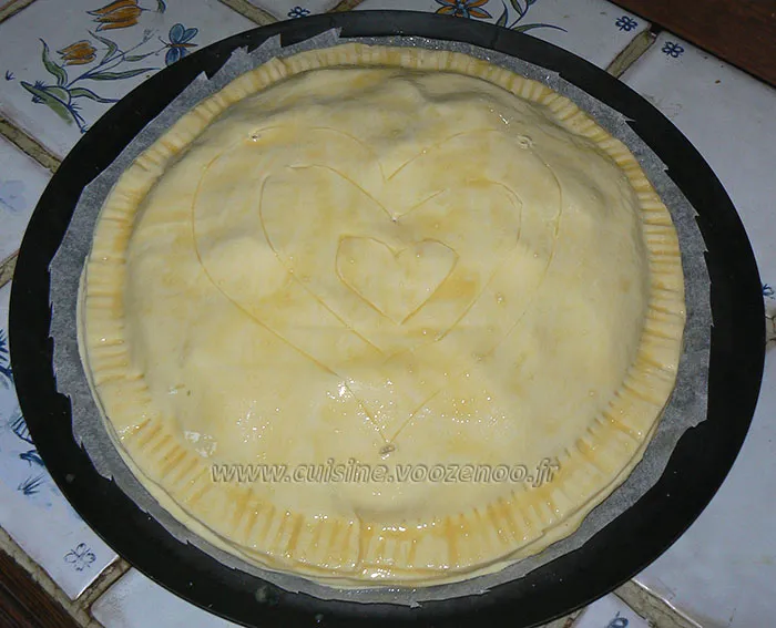 Galette des rois, mangue, noix de coco et citron vert etape5