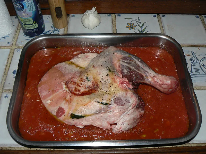 Gigot d'agneau de Rigas etape2