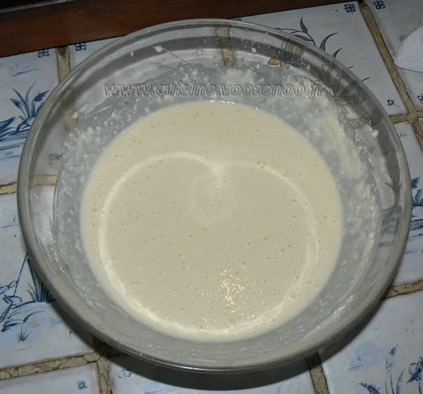 Crêpes à la noix de coco etape2