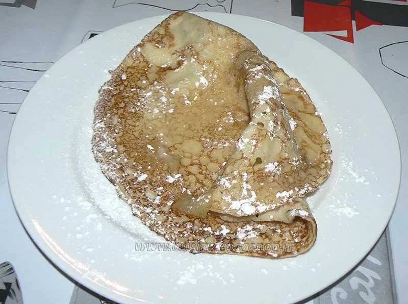 Crêpes à la noix de coco fin